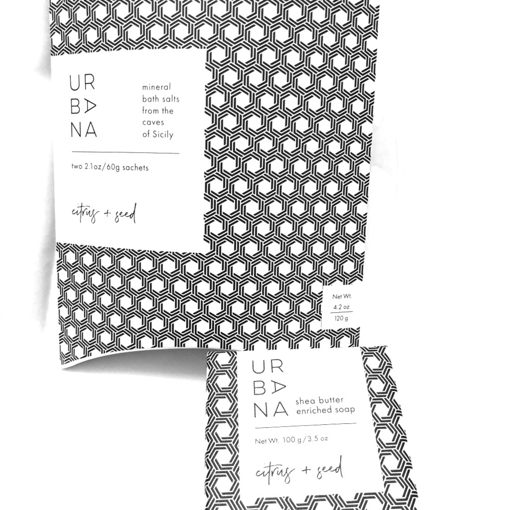 Urbana Mineral Bath Salts and Shea Butter Soap Set